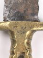 Württemberg, Hirschfänger zur Scharfschützenbüchse System Wild Modell 1846 , ohne Scheide, Klinge stark korrodiert, ungereinigt