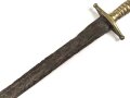 Württemberg, Hirschfänger zur Scharfschützenbüchse System Wild Modell 1846 , ohne Scheide, Klinge stark korrodiert, ungereinigt