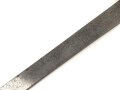 Preussen Kaiserreich, Faschinenmesser für Infanterie Modell 1852, Truppenstempel und Abnahme 60 W auf Parierstange, Hersteller E.Wilhelm. Suhl