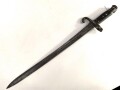 Österreich, Jatagan Seitengewehr Werndl Modell 1870, zum Infanterie- und Jägergewehr M1867/77.ohne Scheide, mit Abnahmemarke in Form des Doppeladlers, Herstellermarken auf der Klinge  und weitere Marken auf der Parierstange