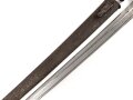 Österreich, Jatagan Seitengewehr Werndl Modell 1873, zum Infanterie- und Jägergewehr M1867/77., mit Abnahmemarke in Form des Doppeladlers, Herstellermarken auf der Klinge  und weitere Marken auf der Parierstange, ungereinigt,