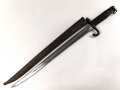 Österreich, Jatagan Seitengewehr Werndl Modell 1873, zum Infanterie- und Jägergewehr M1867/77., mit Abnahmemarke in Form des Doppeladlers, Herstellermarken auf der Klinge  und weitere Marken auf der Parierstange, ungereinigt,