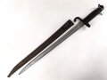 Österreich, Jatagan Seitengewehr Werndl Modell 1873, zum Infanterie- und Jägergewehr M1867/77., mit Abnahmemarke in Form des Doppeladlers, Herstellermarken auf der Klinge  und weitere Marken auf der Parierstange, ungereinigt,