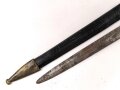 Frankreich, Seitengewehr für Feuerwehr , Bürgerwehr und Verwaltung nach Vorbild des Pionierseitengewehrs 1831, ungereinigt, Ortblech lose