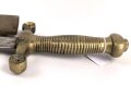 Frankreich, Seitengewehr für Feuerwehr , Bürgerwehr und Verwaltung nach Vorbild des Pionierseitengewehrs 1831, ungereinigt, Ortblech lose