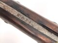 Frankreich, Seitengewehr Gras Modell 1874, sogenanntes Epee Bajonett, mit Koppelschuh, nummerngleich, Fertigung Saint Etienne 1877, zugehöriger Koppelschuh, dieser leicht defekt
