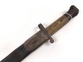 Großbritannien, Seitengewehr Modell P 1888 Mark I Typ II, ungereinigt, Hersteller und Abnahmestempel auf der Klinge