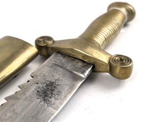 Schweiz, Faschinenmesser mit Säge ,Hersteller Wester & Co Solingen