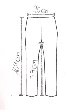 Bundeswehr , Feldhose Wüstentarn. Gebraucht, Grösse 9 ( 170-195) , datiert 1994