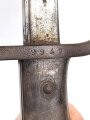 Belgien,Seitengewehr Modell 1882, ungereinigt, Klingenlänge 52,22,  Gesamtlänge 67,3 cm somit etwas länger als gewöhnlich,