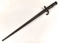 Belgien,Seitengewehr Modell 1882, ungereinigt, Klingenlänge 52,22,  Gesamtlänge 67,3 cm somit etwas länger als gewöhnlich,