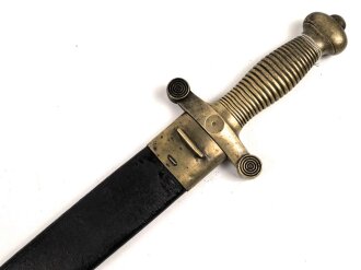 Frankreich Faschinenmesser Modell 1831, ungereinigt, Herstellerstempel Talabot Paris 1832,