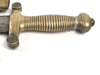 Frankreich Faschinenmesser Modell 1831, ungereinigt, Herstellerstempel Talabot Paris 1832,