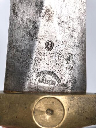 Frankreich Faschinenmesser Modell 1831, ungereinigt, Herstellerstempel Talabot Paris 1832,