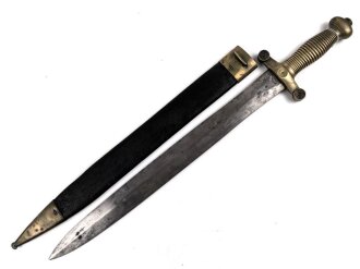 Frankreich Faschinenmesser Modell 1831, ungereinigt, Herstellerstempel Talabot Paris 1832,