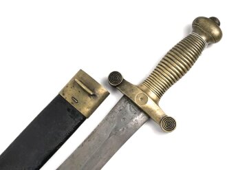 Frankreich Faschinenmesser Modell 1831, ungereinigt, Herstellerstempel Talabot Paris 1832,