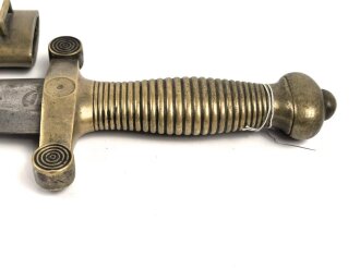 Frankreich Faschinenmesser Modell 1831, ungereinigt, Herstellerstempel Talabot Paris 1832,