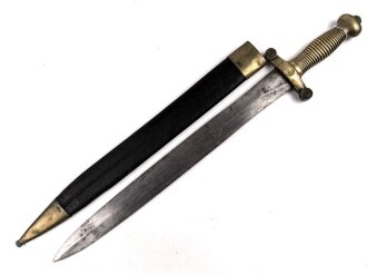Frankreich Faschinenmesser Modell 1831, ungereinigt, Herstellerstempel Talabot Paris 1832,