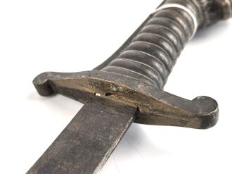 Bayern, Artillerie Faschinenmesser Modell 1892 ohne Scheide, nicht dazugehörige Klinge