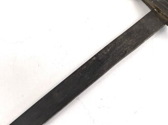 Bayern, Artillerie Faschinenmesser Modell 1892 ohne Scheide, nicht dazugehörige Klinge