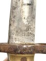 Preußen, Kaiserreich, Seitengewehr Modell 1871, nummerngleicher Truppenstempel, Hersteller Lüneschloß Solingen, Abnahmestempel W 74, ungereinigtes Stück