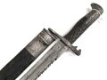 Schweiz, Seitengewehr Modell 1878 Vetterl mit Säge, Hersteller JG Neuhausen, ungereinigt,