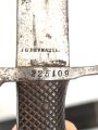 Schweiz, Seitengewehr Modell 1878 Vetterl mit Säge, Hersteller JG Neuhausen, ungereinigt,
