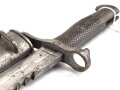 Schweiz, Seitengewehr Modell 1878 Vetterl mit Säge, Hersteller JG Neuhausen, ungereinigt,