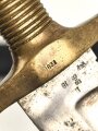 Russland, Faschinenmesser M1835 für Pioniere und Kanoniere mit Sägerücken,  das Messinggefäß entspricht dem französischen Muster 1831, jedoch zierlicher ,