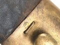 Russland, Faschinenmesser M1835 für Pioniere und Kanoniere mit Sägerücken,  das Messinggefäß entspricht dem französischen Muster 1831, jedoch zierlicher ,