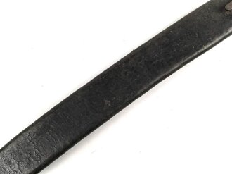 Württemberg, Scheide für Infanterie Faschinenmesser Modell 1829 , Truppenstempel auf Tragehaken, weiches Leder