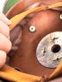 1. Weltkrieg Preussen, Pickelhaube für einen Offizier der Artillerie. Kriegsfertigung in gutem Gesamtzustand
