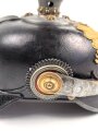 1. Weltkrieg Preussen, Pickelhaube für einen Offizier der Artillerie. Kriegsfertigung in gutem Gesamtzustand