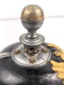 1. Weltkrieg Preussen, Pickelhaube für einen Offizier der Artillerie. Kriegsfertigung in gutem Gesamtzustand