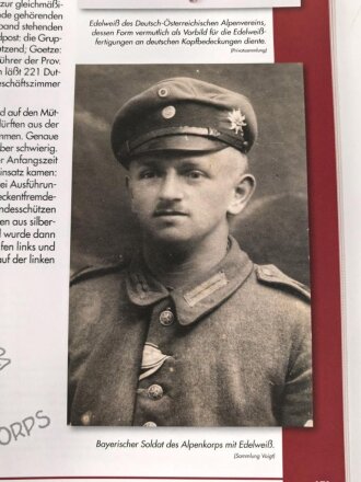 "Die kahlen, kalten Berge - der erste Weltkrieg im Alpenraum die Deutsche Gebirgstuppe und das Württembergische Gebirgsbataillon" 286 Seiten, DIN A4