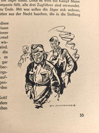 "Unterm Edelweiß in der Ukraine" 76 Seiten, unter DIN A4 mit Widmung datiert 1943, Einband lose