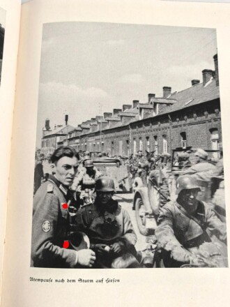 "Der Stoss in Frankreichs Herz" 106 Seiten, datiert 1941, unter DIN A4