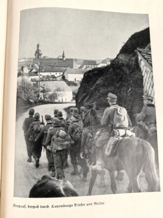 "Der Stoss in Frankreichs Herz" 106 Seiten, datiert 1941, unter DIN A4