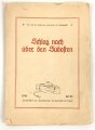 "Schlag nach über den Südosten" Tornisterschrift des Oberkommandos der Wehrmacht Heft 23, Landkarte, datiert 1941,  Maße: 100 x 70 cm gebraucht