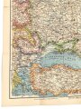 "Europäisches Rußland" Tornisterschrift des Oberkommandos der Wehrmacht Heft 51, Landkarte, datiert 1941,  Maße: 88 x 64.5 cm gebraucht