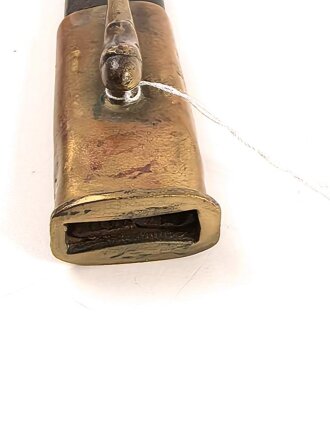 Preußen Kaiserreich, Scheide für Seitengewehr Modell 1871,Eigentumstück, für Klingenbreite 22 mm, Länge außen gemessen 51cm lang