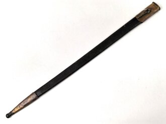 Preußen Kaiserreich, Scheide für Seitengewehr Modell 1871,Eigentumstück, für Klingenbreite 22 mm,