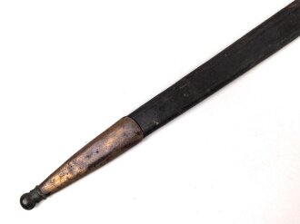 Preußen Kaiserreich, Scheide für Seitengewehr Modell 1871,Eigentumstück, für Klingenbreite 22 mm,