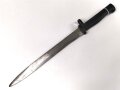1.Weltkrieg Ersatzseitengewehr Typ EB 29  mit gegossenem Stahlgriff und glatter Klinge ,Griff nachlackiert, Drücker fest