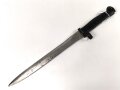 1.Weltkrieg Ersatzseitengewehr Typ EB 29  mit gegossenem Stahlgriff und glatter Klinge ,Griff nachlackiert, Drücker fest