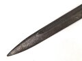 1.Weltkrieg, Kaiserreich, Ersatzseitengewehr Typ EB 28  mit gegossenem Stahlgriff und Hohlkehle ,ungereinigt,