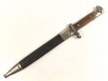 Kaiserreich, Seitengewehr Modell 1871/84 , aufpflanzbares Eigentumstück, Metallteile vernickelt,