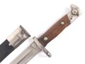 Kaiserreich, Seitengewehr Modell 1871/84 , aufpflanzbares Eigentumstück, Metallteile vernickelt,