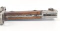 Kaiserreich, Seitengewehr Modell 1871/84 , aufpflanzbares Eigentumstück, Metallteile vernickelt,
