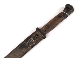 Kaiserreich, Seitengewehr Modell 1884/98 alter Art, mit...